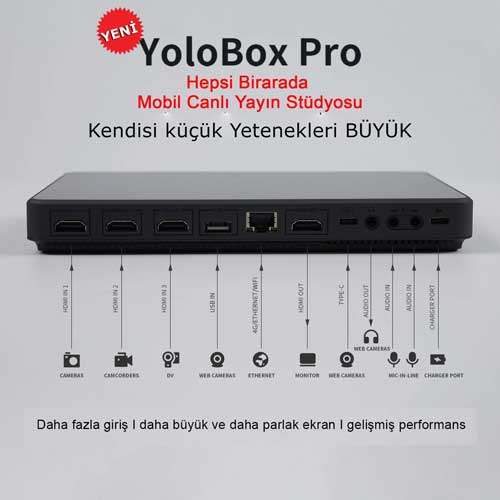 Yolobox pro canlı yayın sistemi