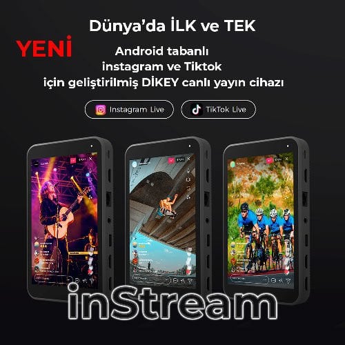 instagram ve tiktok canlı yayın cihazı