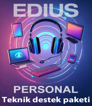 EDIUS Personal Teknik destek paketi ( 1 yıllık )