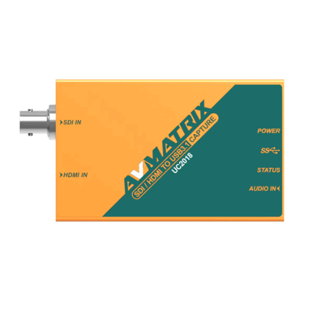 AVMATRIX UC2018: Profesyonel SDI/HDMI - USB 3.1 TYPE-C Video Yakalama Kartı
