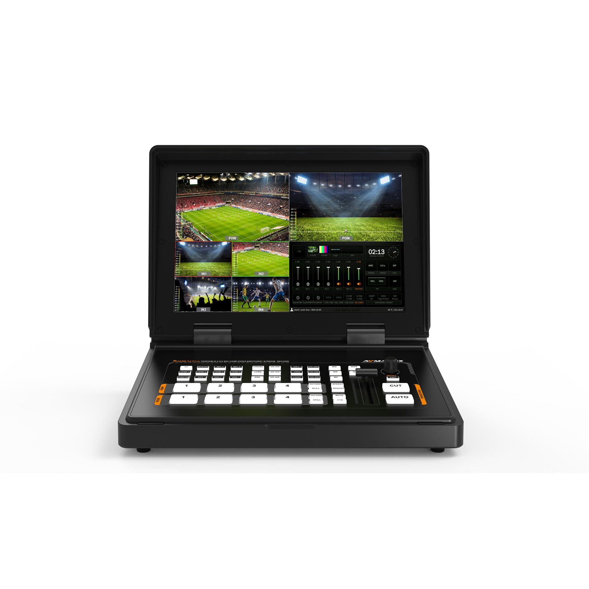 AVMATRIX SHARK S4 PLUS (PVS0403E): Mobil Canlı Yayınlar için üretildi