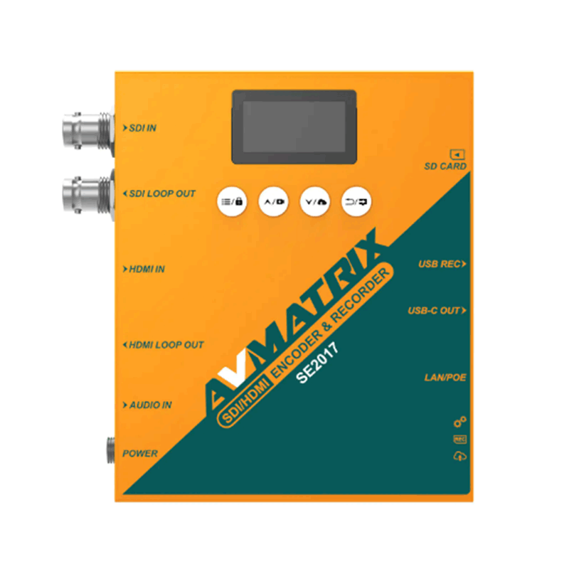 AVMATRIX SE2017 SDI/HDMI Encoder & Recorder