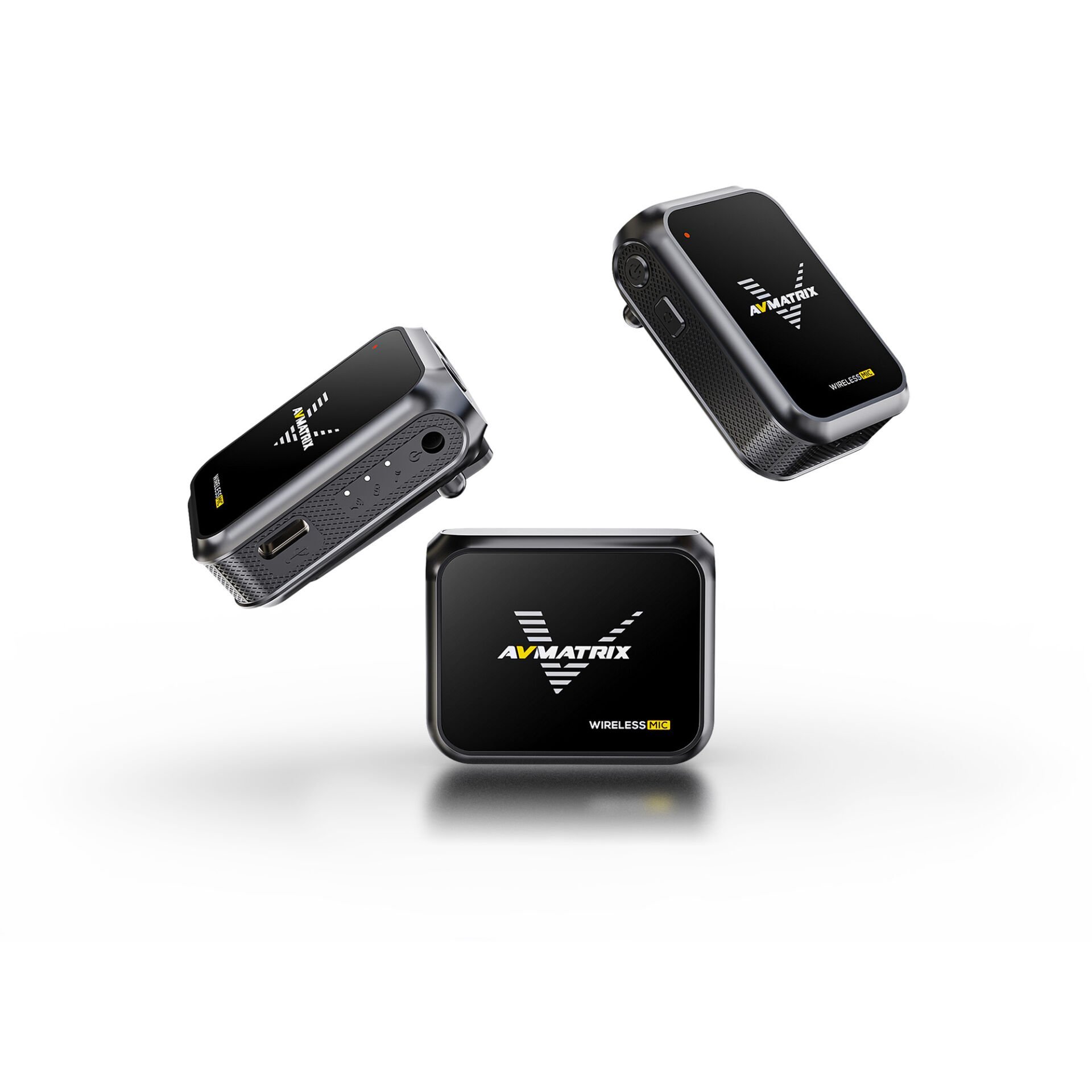 AVMATRIX WM12-2 (2TX+1RX Kablosuz Yaka Mikrofonu)