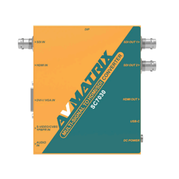 AVMATRIX SC7030 Çoklu Sinyal SDI/HDMI Çapraz dönüştürücü