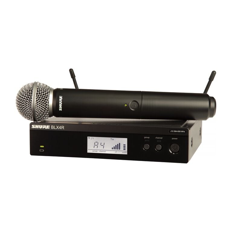 Shure BLX24RE/SM58 Kablosuz Mikrofon Sistemi - Profesyonel Vokal Mikrofonu