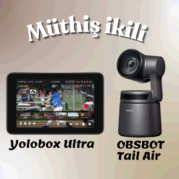 OBSBOT Tail Air ve YoloBox Ultra Rüya Takımı! Hazır Canlı Yayın Sistemi