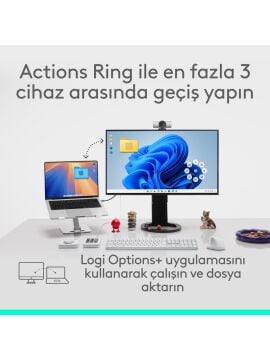 LOGITECH MX Master 4 Kablosuz Mouse - Adobe Uyumlu