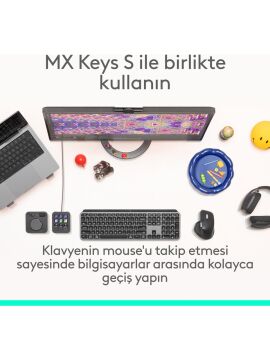 LOGITECH MX Master 4 Kablosuz Mouse - Adobe Uyumlu