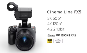 Sony FX5 Sinema Kamerası (XLR Taşıma Kolu ile)